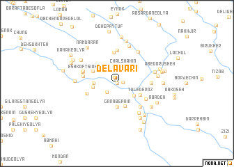 map of Delāvarī