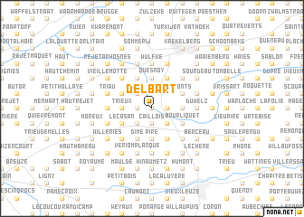 map of Delbart