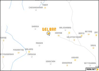 map of Delbar