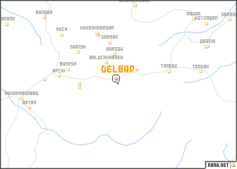 map of Delbar