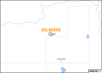 map of Delburne