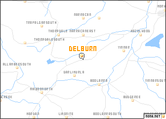 map of Delburn