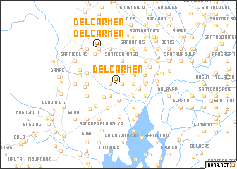 map of Del Carmen