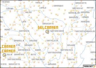 map of Del Carmen