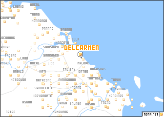 map of Del Carmen