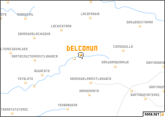 map of Del Común