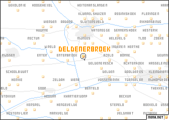 map of Deldenerbroek