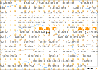 map of Deldeniya