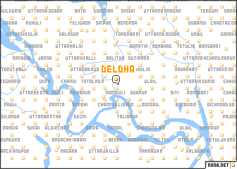 map of Deldhā