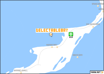map of Delectable Bay