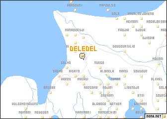 map of Délédel