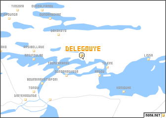 map of Délégouyé