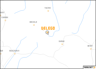 map of Delego