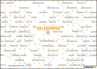 map of Délé Grando