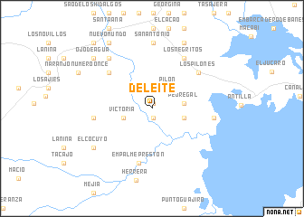 map of Deleite