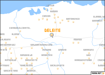 map of Deleite