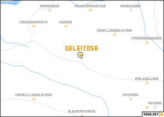 map of Deleitosa