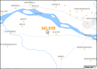 map of Delena