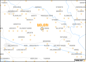 map of Deleni