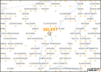 map of De Lent