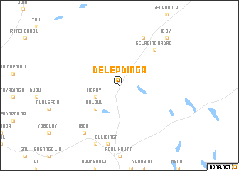 map of Délèp Dinga