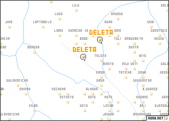 map of Deleta