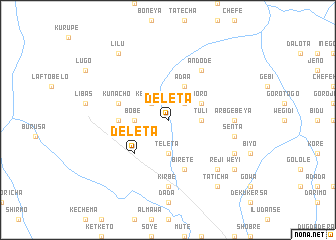 map of Deleta