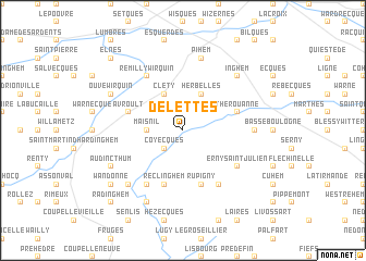 map of Delettes