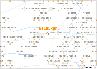 map of De Leuken