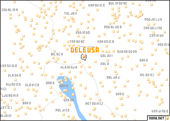 map of Deleuša