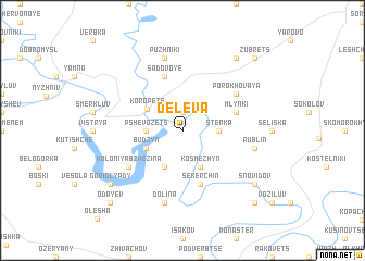 map of Deleva