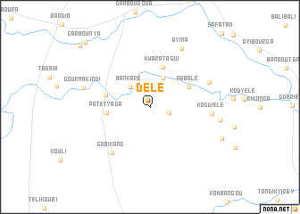 map of Délé