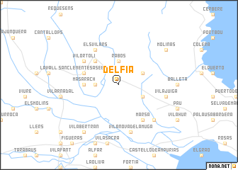 map of Delfiá