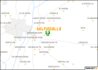 map of Delfín Gallo