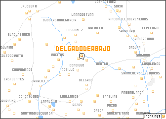 map of Delgado de Abajo