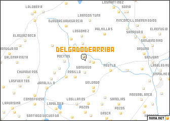 map of Delgado de Arriba