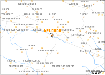 map of Delgado