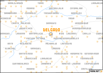 map of Delgado