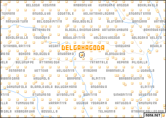 map of Delgahagoda