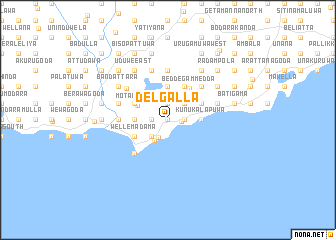 map of Delgalla