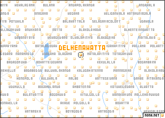 map of Delhenawatta