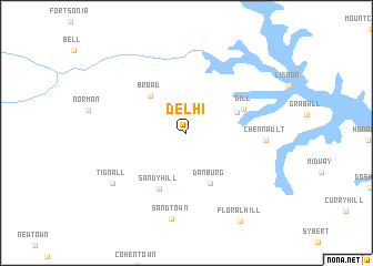 map of Delhi