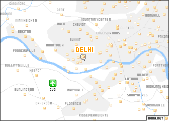 map of Delhi