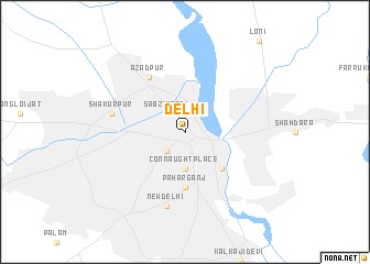 map of Delhi