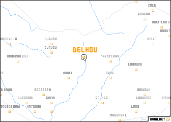 map of Delhou