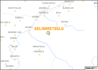 map of Deliahmetoğlu