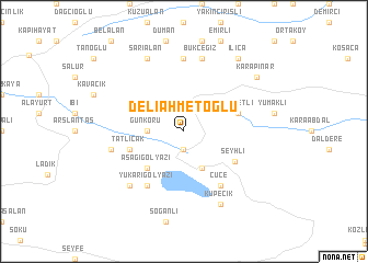 map of Deliahmetoğlu