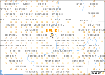 map of Deliāi