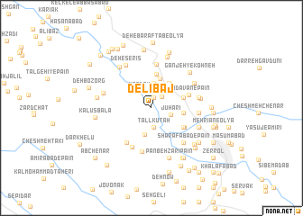 map of Delī Baj