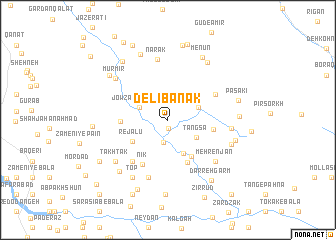 map of Delī Banak